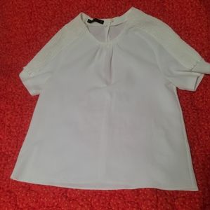 Zara white blouse